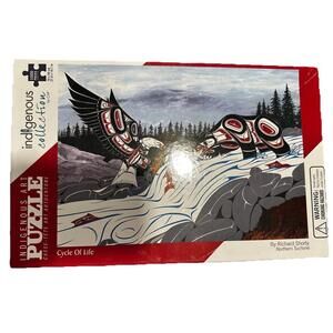 North Tutchone "Cycle of Life" 1000 Pc Jigsaw Indigenous Art Puzzle P8 Free Ship